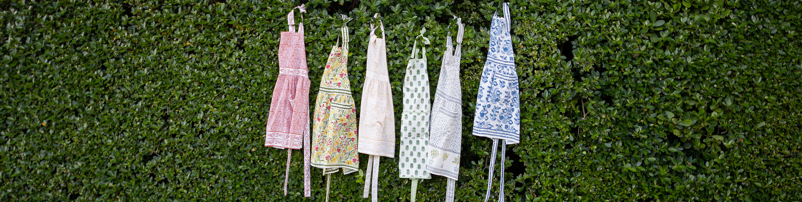 Hand Block Printed Aprons