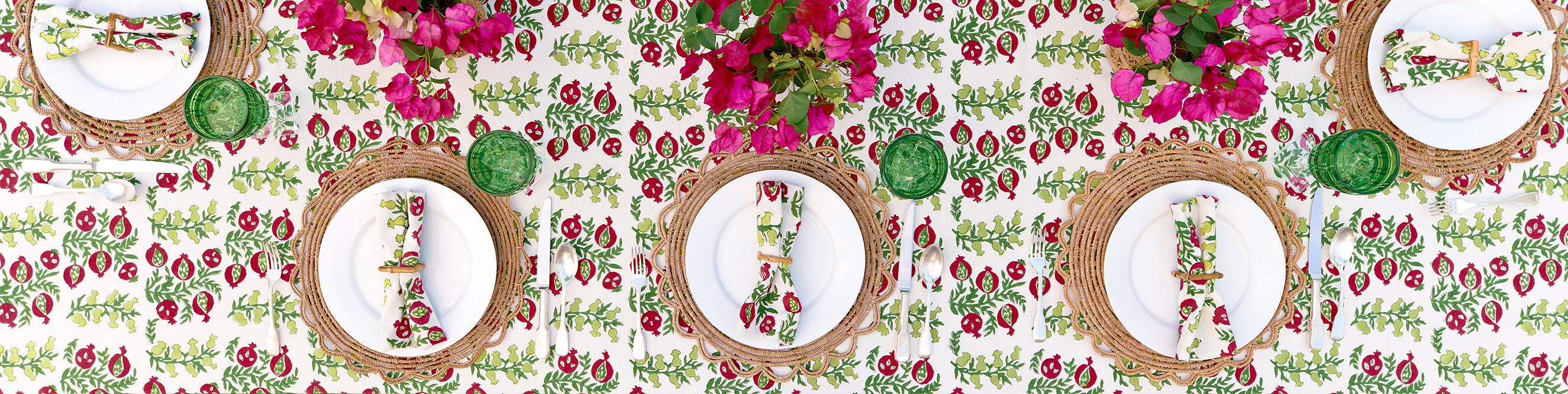 Fall Floral Table Linens | Pomegranate Inc