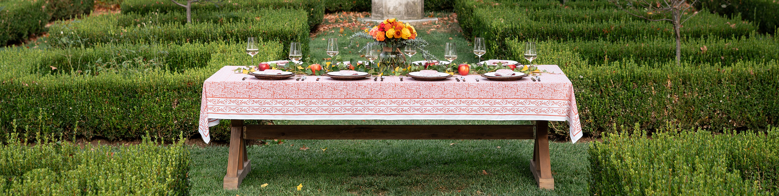 fall table linens