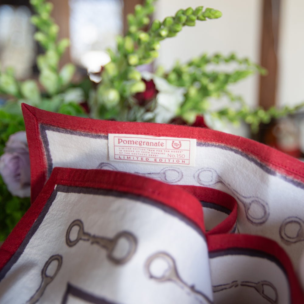 Limited edition "Run For The Roses" Tablecloth in honor of the 150th running of the Kentucky Derby