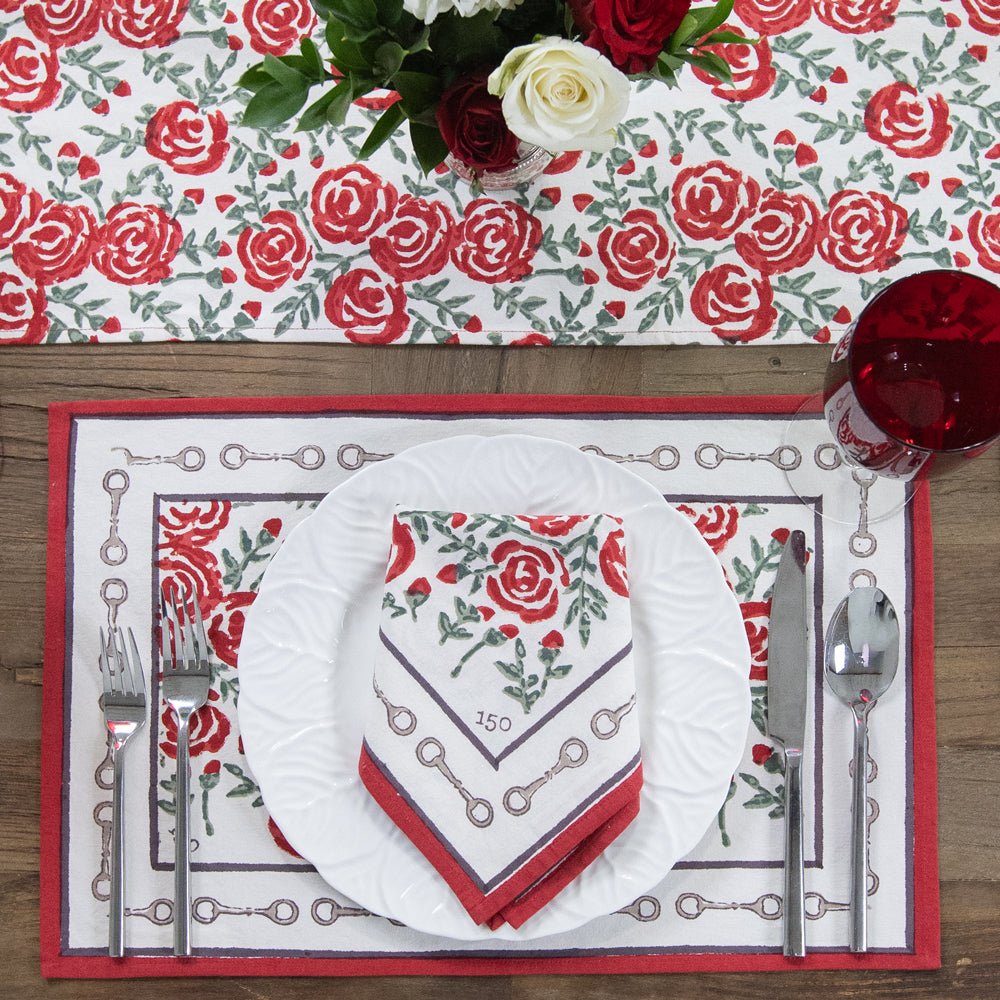 Limited edition "Run For The Roses" Placemats in honor of the 150th running of the Kentucky Derby