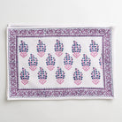 Sagar Blue & Magenta Pink/Purple floral placemats