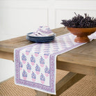 Sagar Blue and Magenta Table Runner