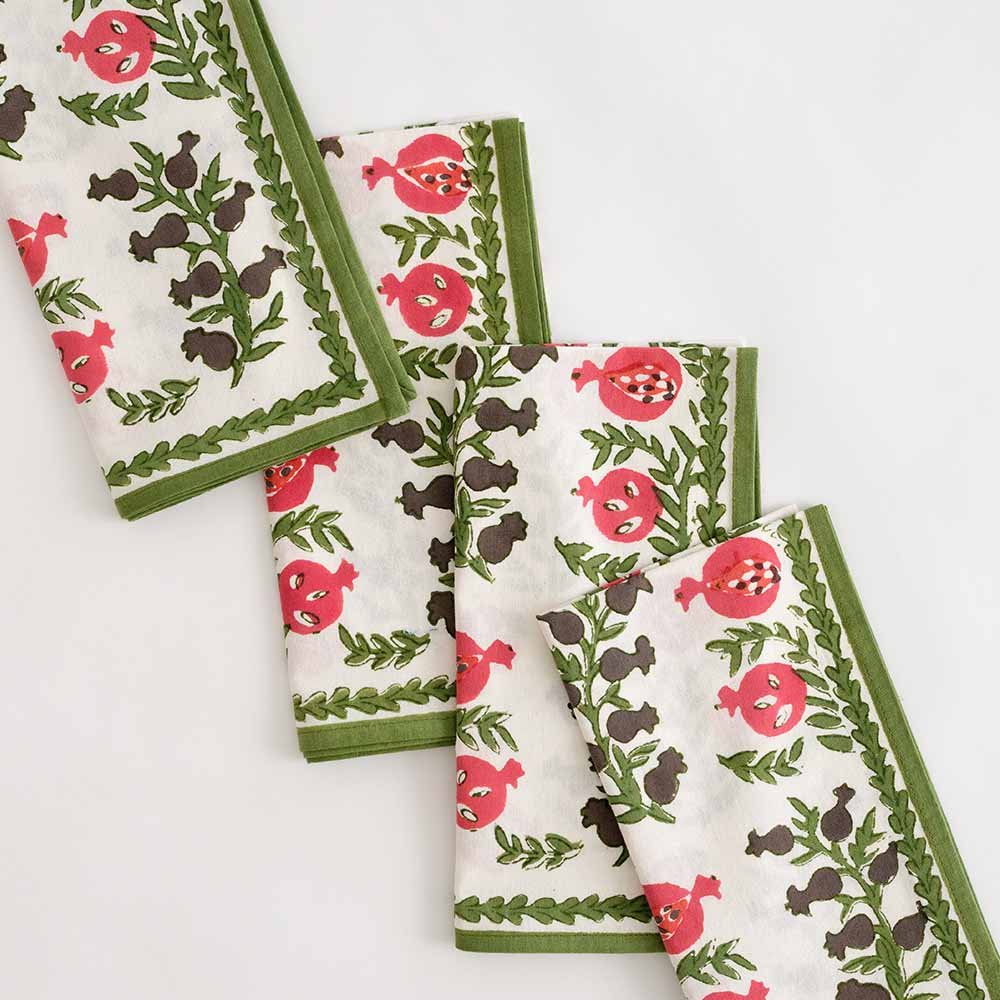 Folded napkins set of 4. 