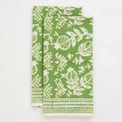 Pomegranate Green tea towels set of 2. 