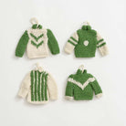 Green Jockey Silk Ornaments | Set of 4