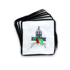 Derby Winner Embroidered Cocktail Napkin set