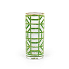 Green Bamboo Drinking Glass.