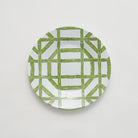 Green Bamboo Melamine Luncheon Plate. 