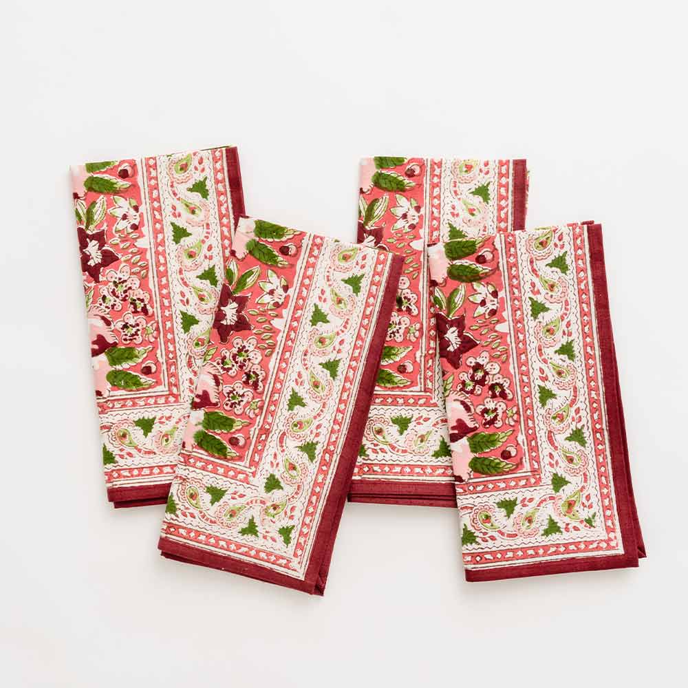 Napkin set of 4. 