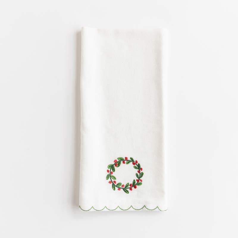 Wreath Tea Towel