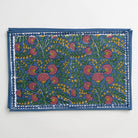 Cactus Flower Midnight Dark Blue & Magenta Floral  placemats