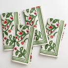 Emma Red & Green Floral Napkins