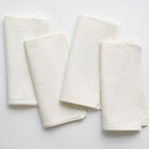 India Hicks Home White Snowflake Linen Napkins