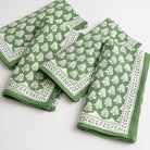 Pom Buti Green & White Floral Napkins